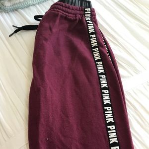 Maroon w/ black and white detail PINK slim fit